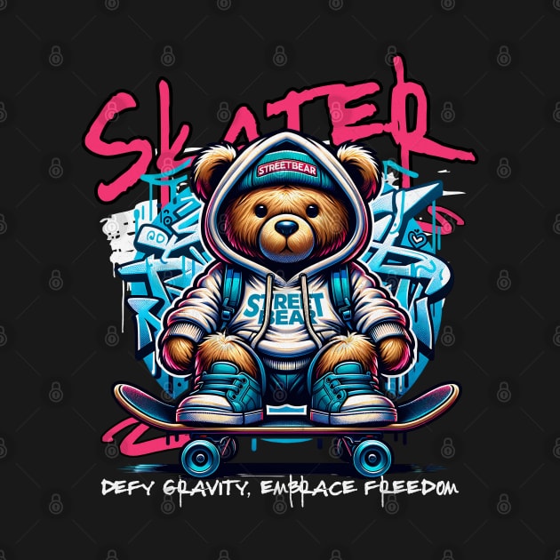 Skater Bear by Norse Magic