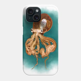 Cephalopod (orange version) Phone Case