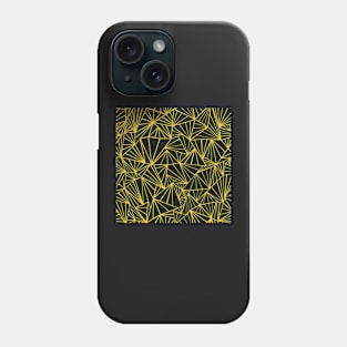 Abstract Fan Yellow Phone Case