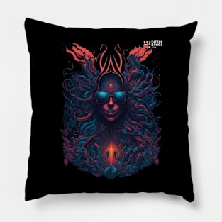 Techno Psy Shirt - Psychedelic Organism - Catsondrugs.com - #psychedelic #psychedelicart #trippy #psytrance #art #psy #trippyart #music #trance #rave #love #psychedelictrance #psyart #digitalart #psytranceworld #trancefamily Pillow