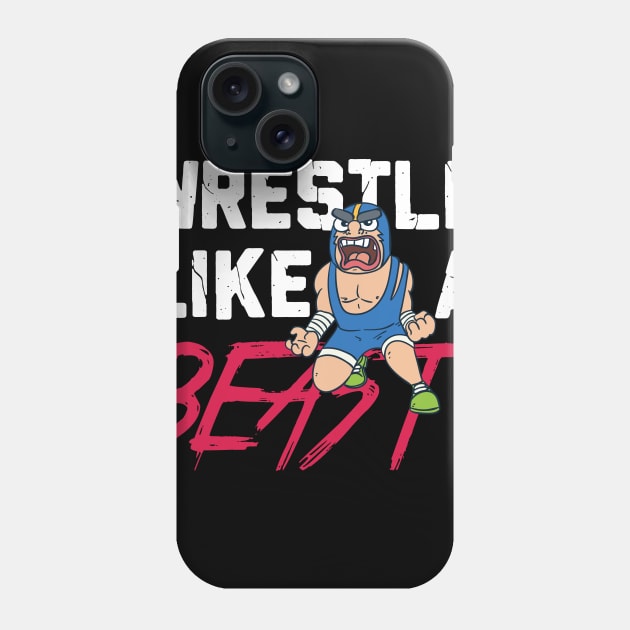 Funny Wrestling Shirts I kayfabe wrestle gift Phone Case by biNutz