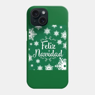 Feliz Navidad v2 Green Series Phone Case