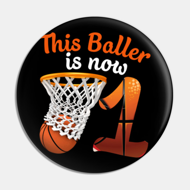 1st Birthday Basketball Tee Funny 1 Years Old Kids Gift Funny