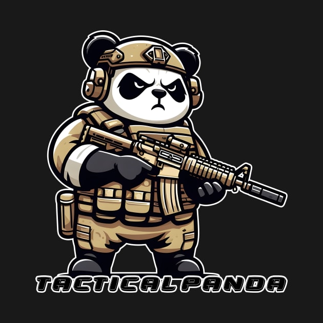 Tactical Panda by Rawlifegraphic