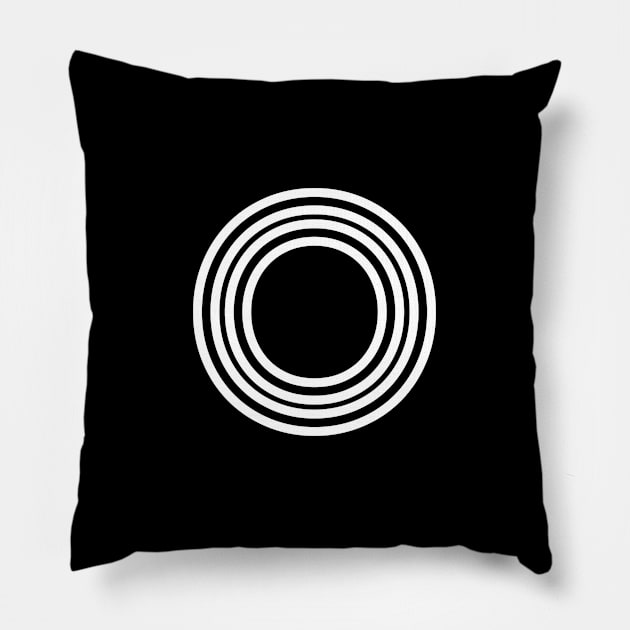 Letter O Pillow by RaymondWareNYC