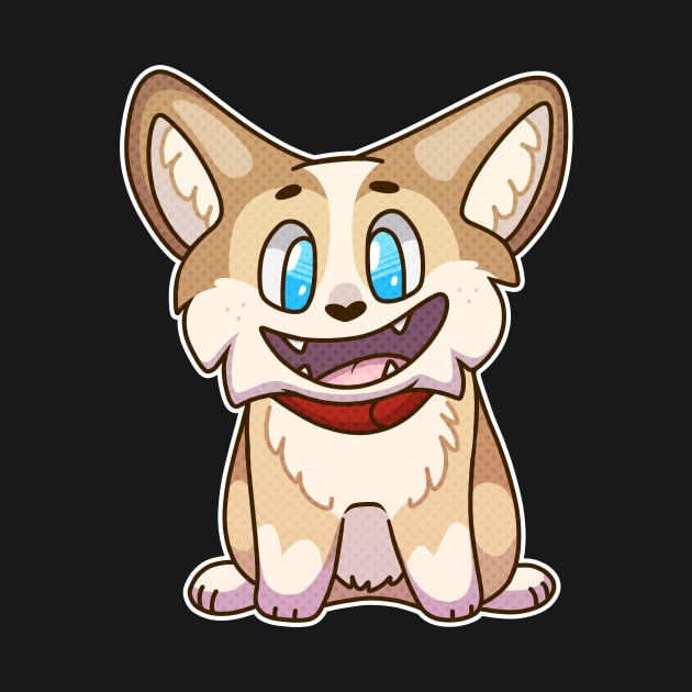 Happy Corgi by Catbreon