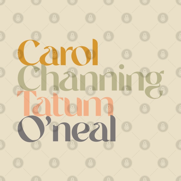 Carol Channig Tatum Oneil by Sugar Braid Co.