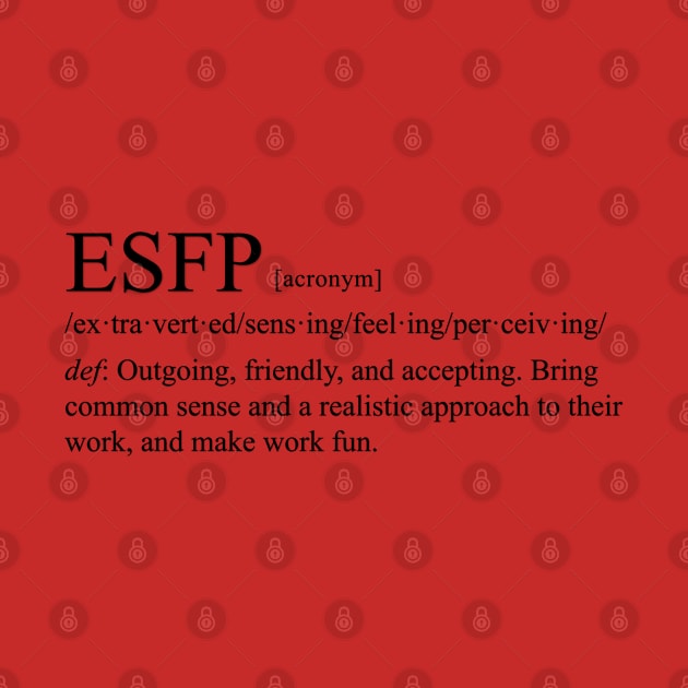 ESFP Personality (Dictionary Style) Light by personalitysecret