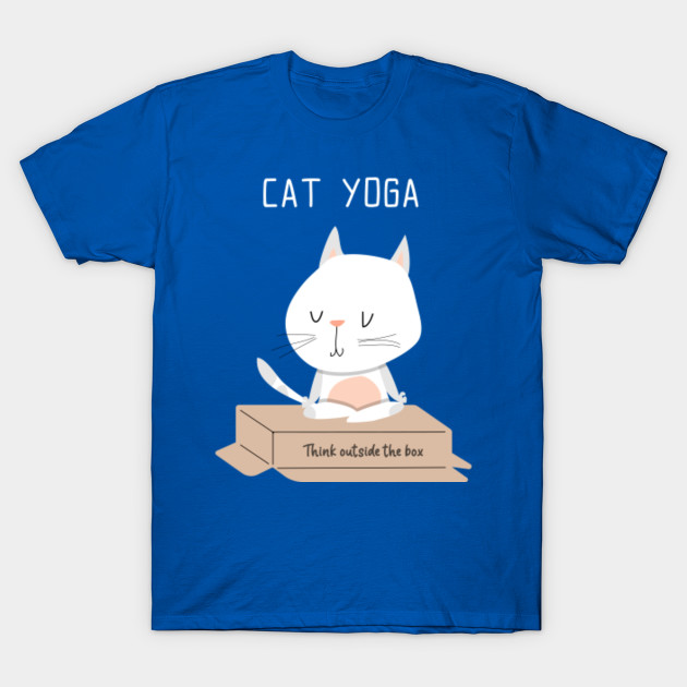 Funny cat yoga meditation - Yoga cat - Gift for yoga lovers - Cat Yoga ...