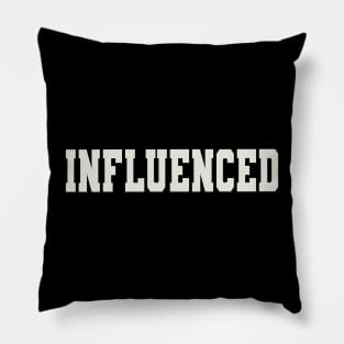 Influenced Word Pillow