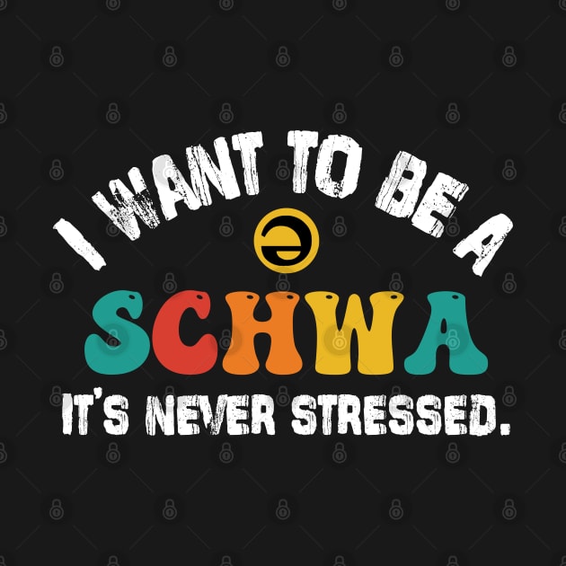 I Want To Be A Schwa It's Never Stressed Science Of Reading by deafcrafts