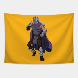 Shredder Pose Tapestry