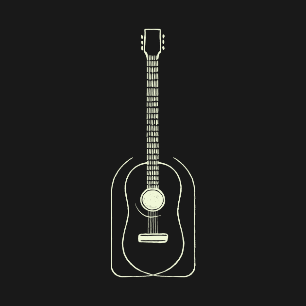 Guitar Bottle by Sojourner Z