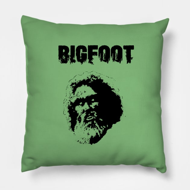 70’s Bigfoot Pillow by Jldigitalcreations