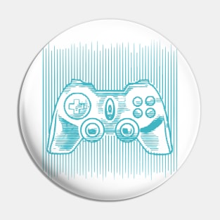 Retro video gamer Pin