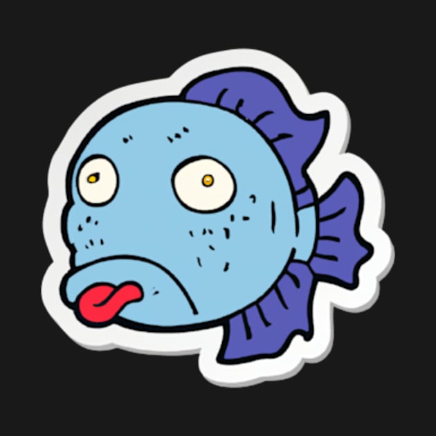 Cool Dumb Fish T-Shirt by MoGaballah