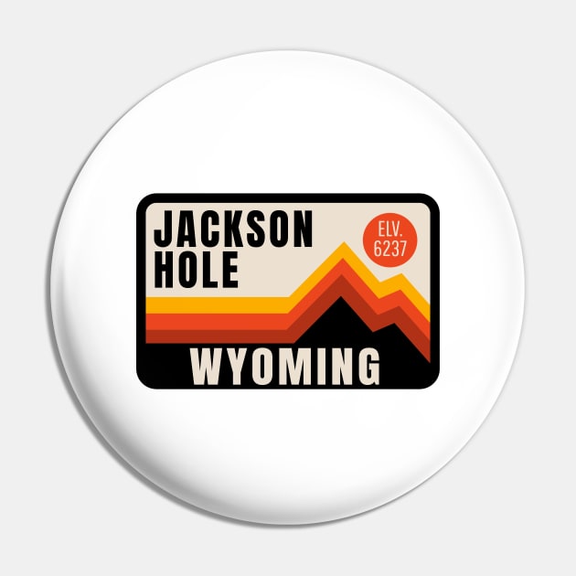 Jackson Hole Wyoming WY Skiing Hiking Ski Hike Pin by DD2019