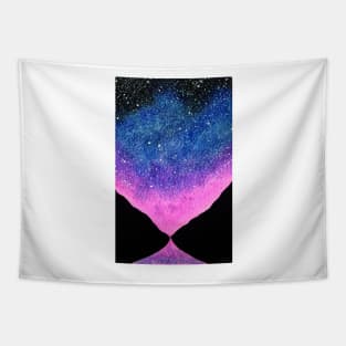 Purple Night Sky Tapestry