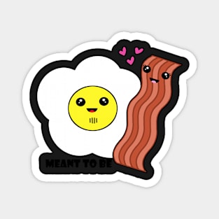 Bacon and Eggs in Love Magnet