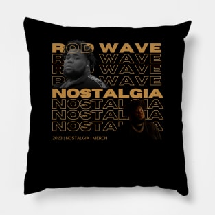 rod wave nostalgia Pillow