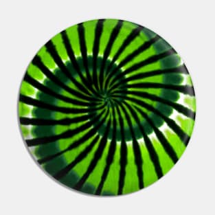 Spiral Liam Green Black Forest Green Tie Dye Pin