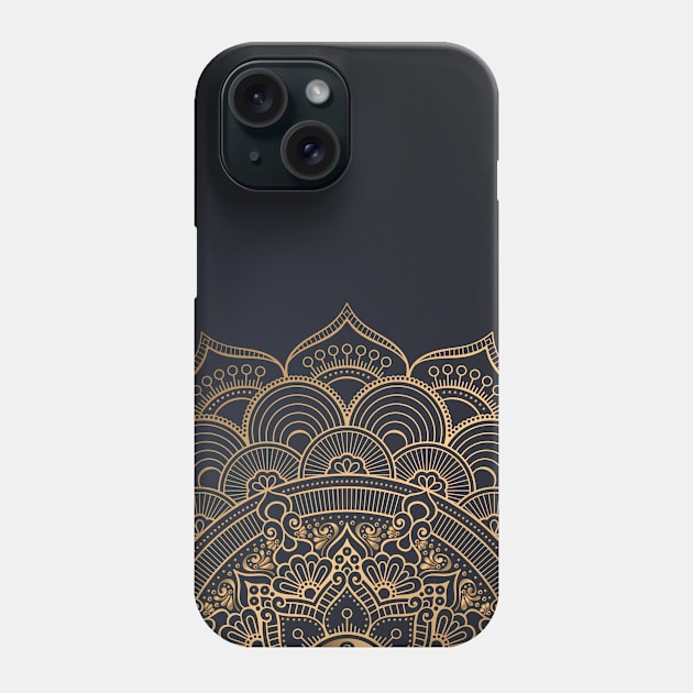 Luxury Gold Mandala Phone Case by Blue Planet Boutique