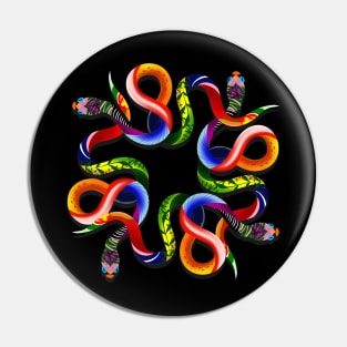 SNAKES COLORS Pin