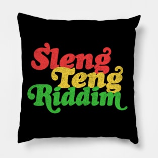 Sleng Teng Riddim // Jamaican Music Design Pillow