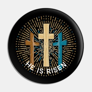 He Is Risen Pin