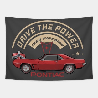 1969 Firebird  - American Muscle Car Tapestry