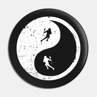 Lacrosse Ying Yang Pin