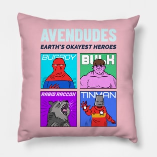 Avendudes Funny Earths Okayest Heroes Pillow