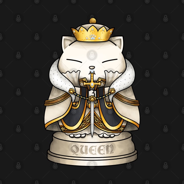 Chess Cat Queen by Takeda_Art