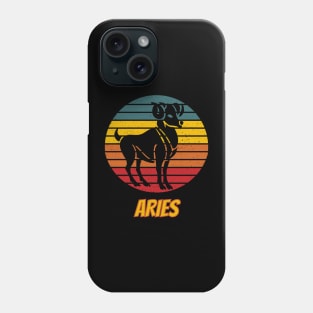 Aries Zodiac Retro vintage style Phone Case