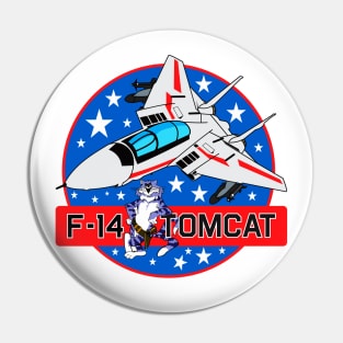 F-14 Tomcat - Stars - Clean Style Pin