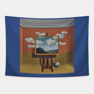 Rene Magritte Cloud in Room Tapestry