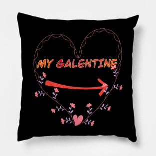 Galentines day and Valentine’s Day Pillow