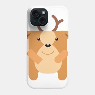 Cartoon Cool Deer Art Prints Phone Case