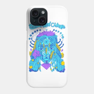 Neon Blue - Goddess of Dreams Black Girl Magic Phone Case