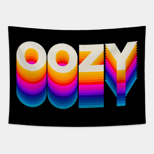 4 Letter Words - Oozy Tapestry by DanielLiamGill