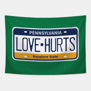 Love Hurts Philadelphia Sticker Tapestry