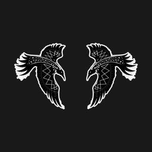 Hugin and Munin T-Shirt