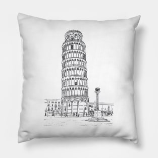 Leaning Tower of Pisa Pillow