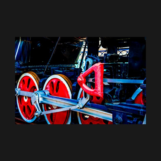 Expansion Link And Rods Of A Steam Engine Locomotive by funfun