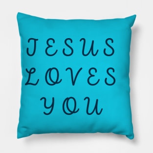 Jesus Loves U Pillow