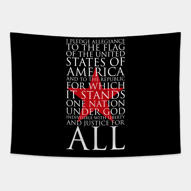 The Pledge Allegiance Tapestry by Jun Pagano