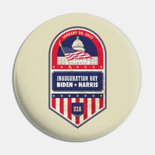 Inauguration day Biden Harris January 20, 2021 Pin