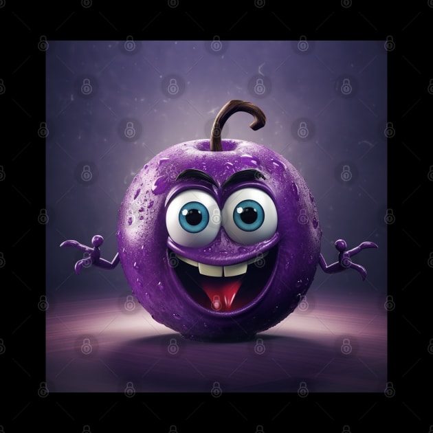 Monster Plum by WorldByFlower