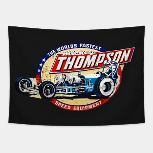 Mickey Thompson Worlds Fastest Speed equipment - burnout distressed print Tapestry