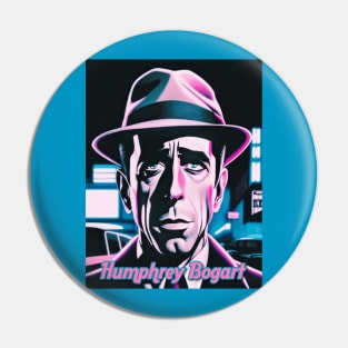 Humphrey Bogart (Miami Noir) Pin